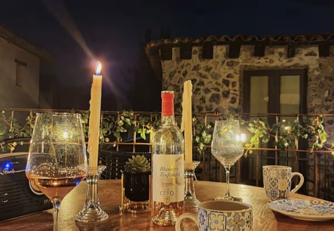 Apartment in Val’Quirico - Sicilia con Terraza y chimenea